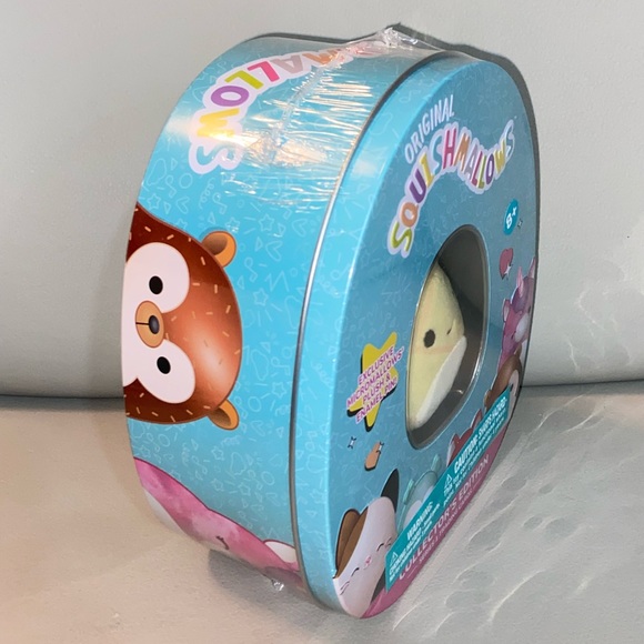 Squishmallows Official Kellytoy Collector's Tin Pineapple Trading Card - Picture 5 of 5